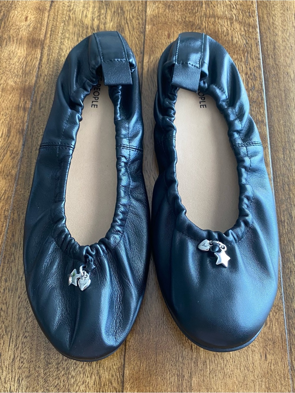 Free People Black Ballet Flats